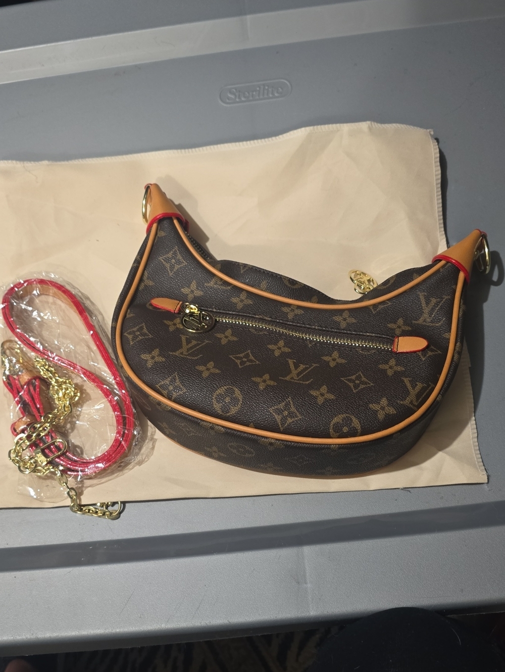 Half Moon Monogram Bag